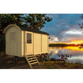 Roulotte en bois Joey 237x360cm parois prémontées Roulotte en bois 237x360cm Joey