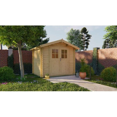 Chalet bois 5m2 200x260cm Robert