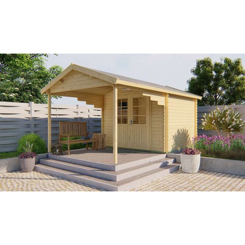 Abri de jardin 7m2 300x520cm Georg
