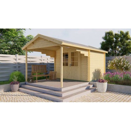 Abri de jardin 7m2 300x520cm Georg