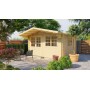 Chalet bois 16m2 420x420cm Inge