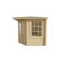 Chalet bois 6m2 250x250cm Jairo