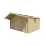 Chalet bois 18m2 380x500cm Gustav