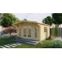 Chalet bois 17m2 430x430cm Laula