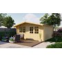 Chalet bois 23m2 500x500cm Hendrick