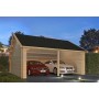 Garage / Carport 2 voitures 36m2 600x600cm Nysse