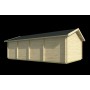 Carport garage bois 8+22m2 430x770cm Ever