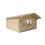 Chalet bois 15m2 340x440cm Blackpool