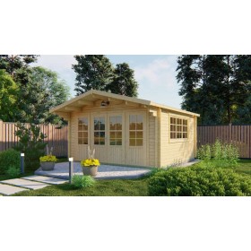 Chalet bois 15m2 340x440cm Blackpool