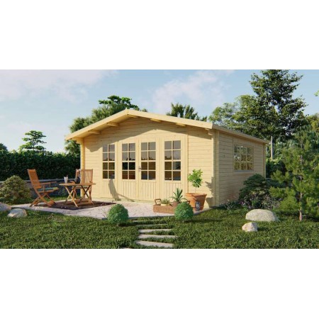 Chalet bois 25m2 540x600cm Southampton - Jardin et chalet