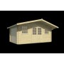 Chalet en bois 15m2 500x410cm PISE