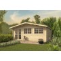 Chalet bois 30m2 595x500cm TUCHE