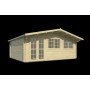 Chalet bois 30m2 595x500cm TUCHE