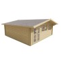 Chalet bois 36m2 600x600cm FRANCK