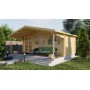 Chalet bois 20m2 595x300cm PIETRO