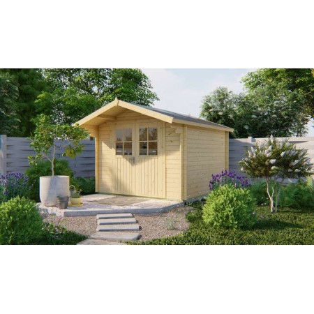 Chalet bois 9m2 300x300cm Albatros