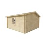 Chalet bois 16m2 400x400cm Gunda