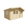 Chalet bois 7,8+4.0m2 450x350cm LUKAS