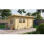 Chalet bois 14m2 450x330cm RHIN