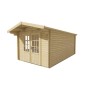 Chalet bois 15m2 300x500cm Julia