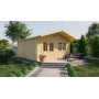 Chalet bois 70mm 26,3m2 500x600cm Niederland