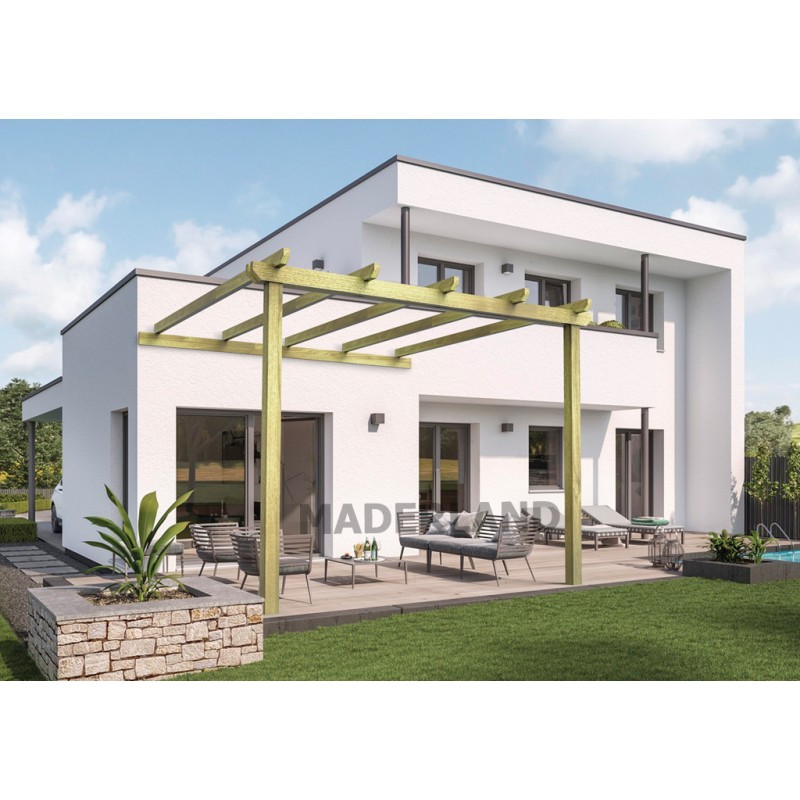 Pergola Lloret de 300 à 600cm bois massif autoclave