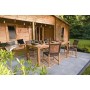 Table de jardin en teck 250cm Modern - Jardin et chalet