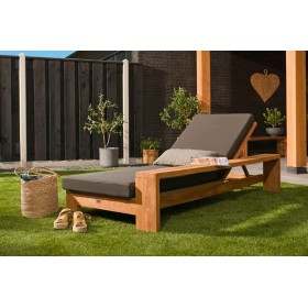 Chaise longue en teck Chaise longue en teck - Jardin et chalet