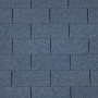 Bardeaux de toiture droits bleu 3m2 (shingle)