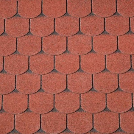 Bardeaux de toiture queue de castor rouge 3m2 ( shingle )