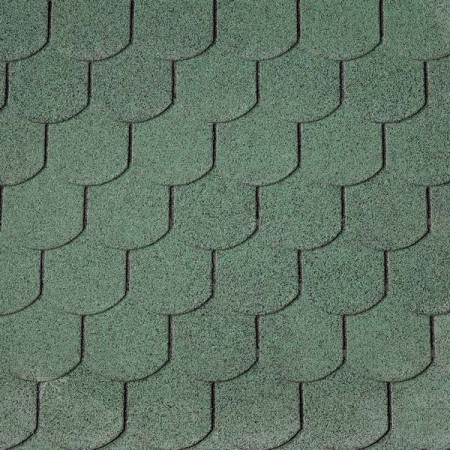 Bardeaux de toiture queue de castor vert 3m2 ( shingle )