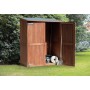 Armoire de jardin double MONTEVIDEO en bois dur