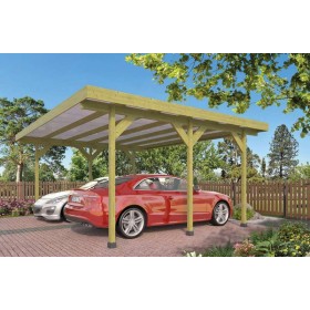 Carport Double 30m2 600x500cm abri voiture Carport Voiture Double 30m2 600x500cm