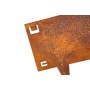 Bande de bordure en acier 24cm 106x24cm