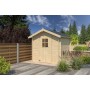 Abri de jardin 4m2 Lucerne 205x205cm - 19mm - Couverture incluse