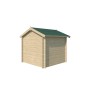 Abri de jardin 4m2 Lucerne 205x205cm - 19mm - Couverture incluse