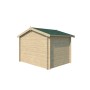 Autre profil de l'abri de jardin 5m2 Luzerne 265x205cm - 19mm - Couverture incluse