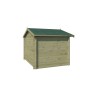 Travers Abri de jardin 5m2 Luzerne 265x205cm - 19mm - Imprégnation verte