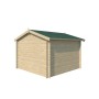 Dos de l'Abri de jardin 7m2 Lusine 265x265cm - 19mm - Couverture incluse