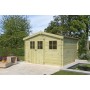 Photo profil Abri de jardin 9m2 Zuchette 295x295cm - 19mm - Imprégnation verte