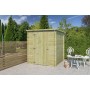 Photo Abri de jardin 3m2 Swedenborg 180x180cm - 19mm - Imprégnation verte