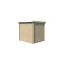 Vue arrière Abri de jardin 4m2 Niborg 210x180cm - 19mm - Toiture incluse
