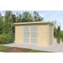 Photo Abri de jardin 6m2 Nilson 330x180cm - 19mm - Toiture incluse