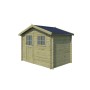 Vue abri de jardin 6m2 Salzland 295x205 Imprégnation verte