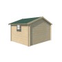 Dos de l'abri de jardin 10m2 Caribe 355x295 - 28mm