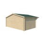 Vue arrière de l'Abri de jardin 16m2 Winchester 505x320+90