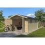 Photo du garage bois 16m2 Classic - pour 1 voiture