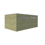 Vue arrière du Garage bois 17m2 Kesako EPDM inclus - Imprégnation verte