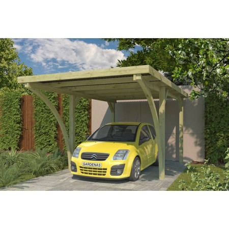 Photo du Carport voiture 15m2 Auto 300x500cm - Imprégnation Verte
