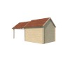 Vue arrière du Pool House 22m2 Glasgow XL 715x320 - 28mm